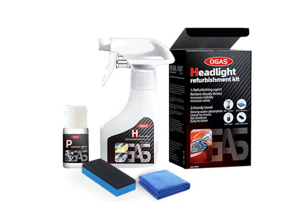 🔥🚘Automotive Headlamp Restoration Fluid Kit