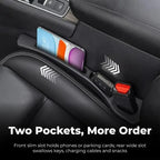 🔥 FLASH SALE 50%🔥 Universal Car Seat Gap Filler Strip – Anti-Drop Pad with Seatbelt Slot