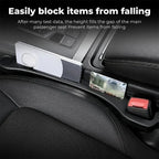 🔥 FLASH SALE 50%🔥 Universal Car Seat Gap Filler Strip – Anti-Drop Pad with Seatbelt Slot