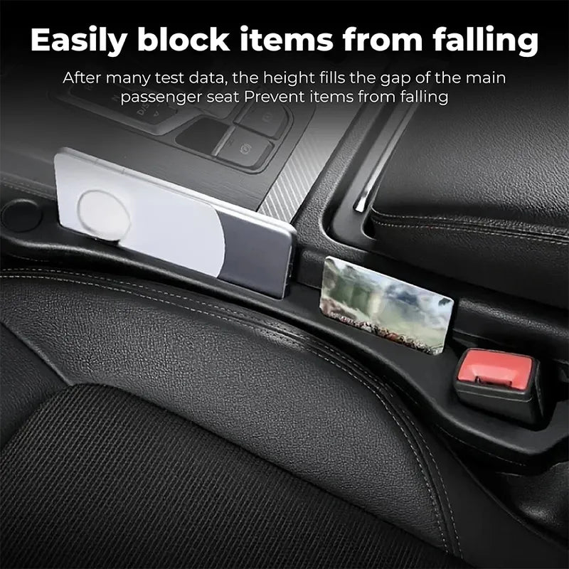 🔥 FLASH SALE 50%🔥 Universal Car Seat Gap Filler Strip – Anti-Drop Pad with Seatbelt Slot