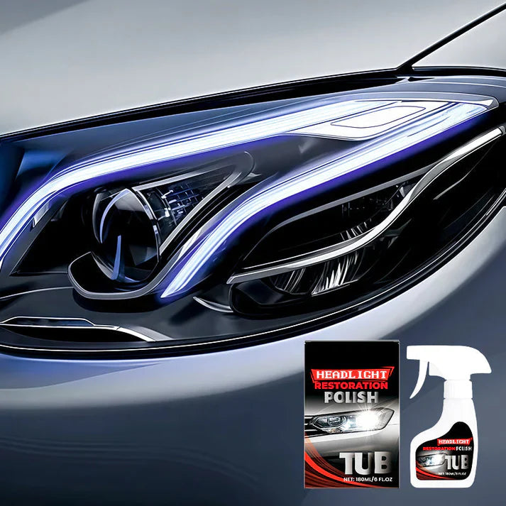 180ml Professional Car Headlight Restorer with Sponge（50% OFF）