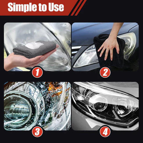 180ml Professional Car Headlight Restorer with Sponge（50% OFF）